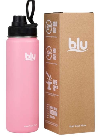 BLU Screw Lid Bottle - Pink 24oz